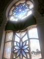 Even the windows of the Grand Mosque were amazing!