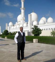 Me in front of Mosque.